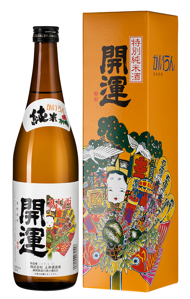 Саке Kaiun Tokubetsu Junmai в подарочной упаковке, 0.72л, (121816), Япония, Сидзуока, 0.72 л, Кайун Токубэцу Дзюнмай, цена 5490 рублей