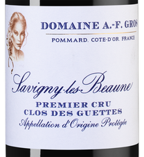 Вино Savigny-les-Beaune Premier Cru Clos des Guettes, (133978), красное сухое, 2018 г., 0.75 л, Савиньи-ле-Бон Премье Крю Кло де Гет цена 18490 рублей