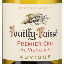 Вино Pouilly-Fuisse Premier Cru Au Vignerais, (146786), белое сухое, 2021 г., 0.75 л, Пуйи-Фюиссе Премье Крю О-Виньерэ цена 12490 рублей