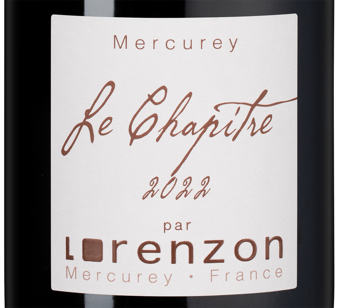 Вино Mercurey Le Chapitre, Bruno Lorenzon, 2022, (154611), Франция, Бургундия, красное, сухое, 0.75 л, Меркюре Ле Шапитр, цена 18990 рублей