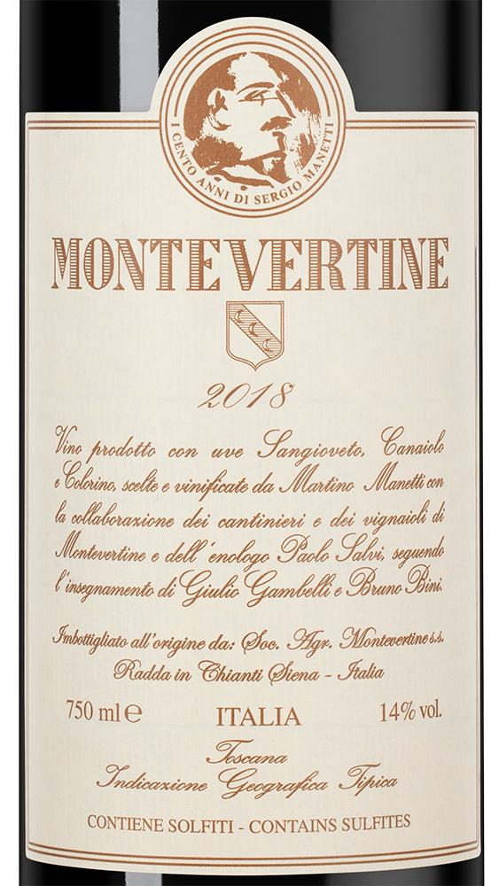 Вино Montevertine, 2018, (128359), Италия, Тоскана, красное, сухое, 0.75 л, Монтевертине, цена 19990 рублей