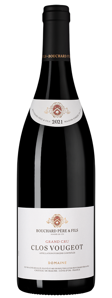 Вино Clos Vougeot Grand Cru, Bouchard Pere & Fils, 2021, (142869), Франция, Бургундия, красное, сухое, 0.75 л, Кло Вужо Гран Крю, цена 119990 рублей