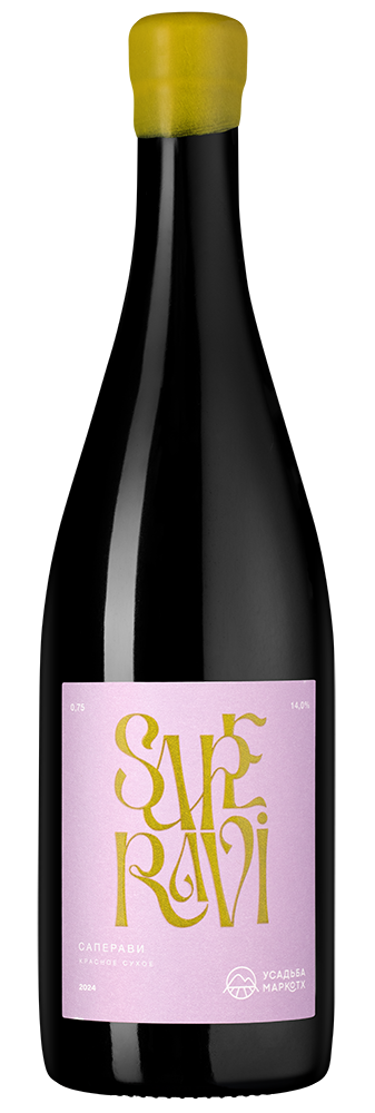 Вино Saperavi, Усадьба Маркотх, 2024, (159956), Россия, Кубань, красное, сухое, 0.75 л, Саперави, цена 3990 рублей