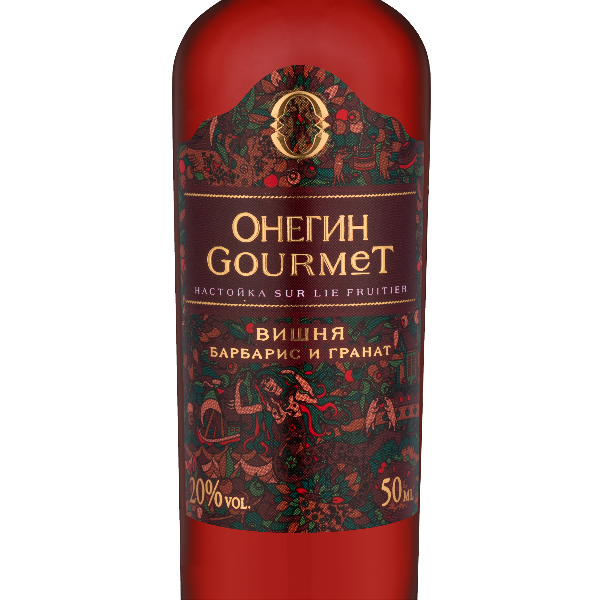 Настойка ягодная сладкая Онегин Gourmet Вишня в подарочной упаковке, 0.05л, (144636), Россия, 0.05 л, Онегин Gourmet "Вишня", цена 420 рублей
