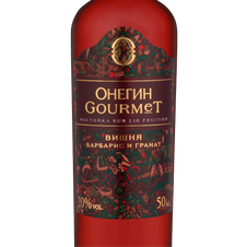 Настойка ягодная сладкая Онегин Gourmet Вишня в подарочной упаковке, (144636), Россия, 0.05 л, Онегин Gourmet 