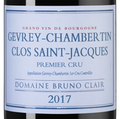 Красное вино Gevrey-Chambertin Premier Cru Clos-Saint-Jacques