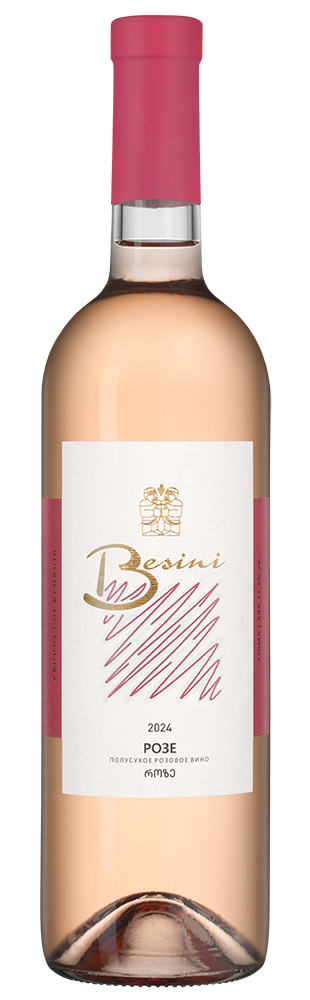 Вино Besini Rose, 2024, (158127), Грузия, Кахетия, розовое, полусухое, 0.75 л, Бесини Розе, цена 1490 рублей