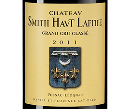 Вино Chateau Smith Haut-Lafitte Rouge, (108236), красное сухое, 2011 г., 0.75 л, Шато Смит О-Лафит Руж цена 22990 рублей