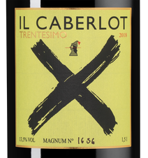 Вино Il Caberlot, (136309), красное сухое, 2018 г., 1.5 л, Иль Каберло цена 79990 рублей