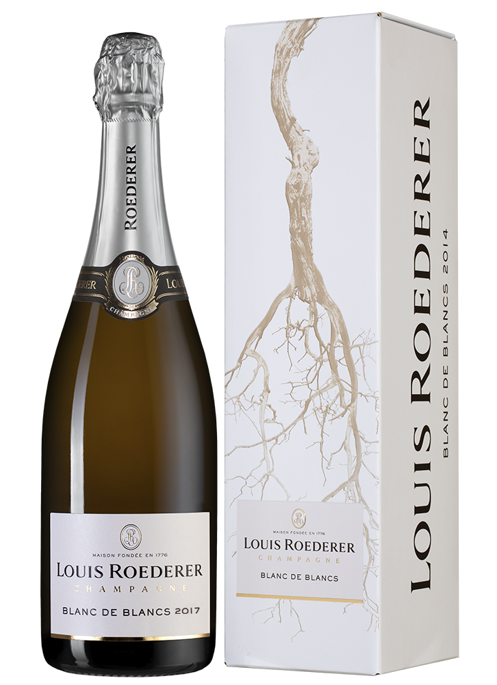 Шампанское Blanc de Blancs Brut в подарочной упаковке, Louis Roederer, 2017, (154718), Франция, Шампань, белое, брют, 0.75 л, Блан де Блан Брют, цена 29990 рублей