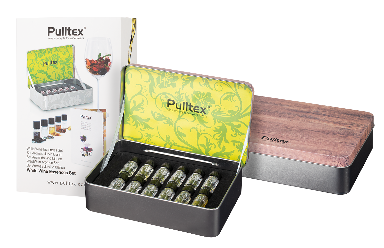 Коллекция ароматов "Нос вина: белые и игристые", Pulltex, (145669), Испания, стекло/пластик, Нос вина. Коллекция ароматов белых и шампанских вин, набор (12 шт.), цена 10490 рублей