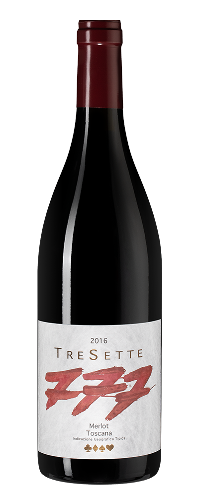 Вино TreSette, Riecine, 2016, (115004), Италия, Тоскана, красное, сухое, 0.75 л, ТреСетте, цена 22490 рублей
