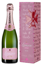 Шампанское Lanson Rose Label Brut, (122241), gift box в подарочной упаковке, розовое брют, 0.75 л, Розе Лейбл Брют Розе цена 10990 рублей