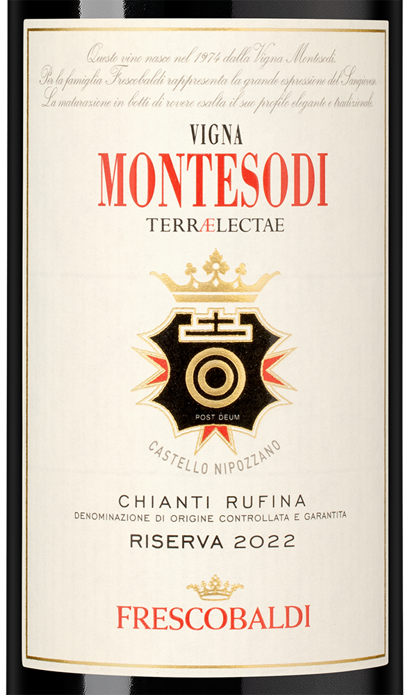 Вино Chianti Rufina Montesodi Riserva, Frescobaldi, 2022, (156058), Италия, Тоскана, красное, сухое, 0.75 л, Кьянти Руфина Монтесоди Рисерва, цена 12490 рублей