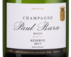 Шампанское Reserve Bouzy Grand Cru Brut, (149457), белое брют, 0.75 л, Резерв Бузи Гран Крю Брют цена 12990 рублей