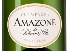 Шампанское и игристое вино из винограда шардоне (Chardonnay) Amazone de Palmer в подарочной упаковке