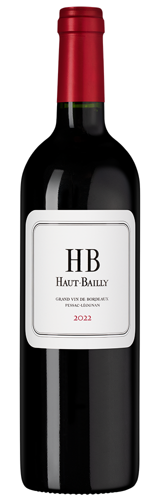 Вино HB Haut Bailly, Chateau Haut-Bailly, 2022, (155666), Франция, Бордо, красное, сухое, 0.75 л, Аш Б О Байи, цена 7990 рублей