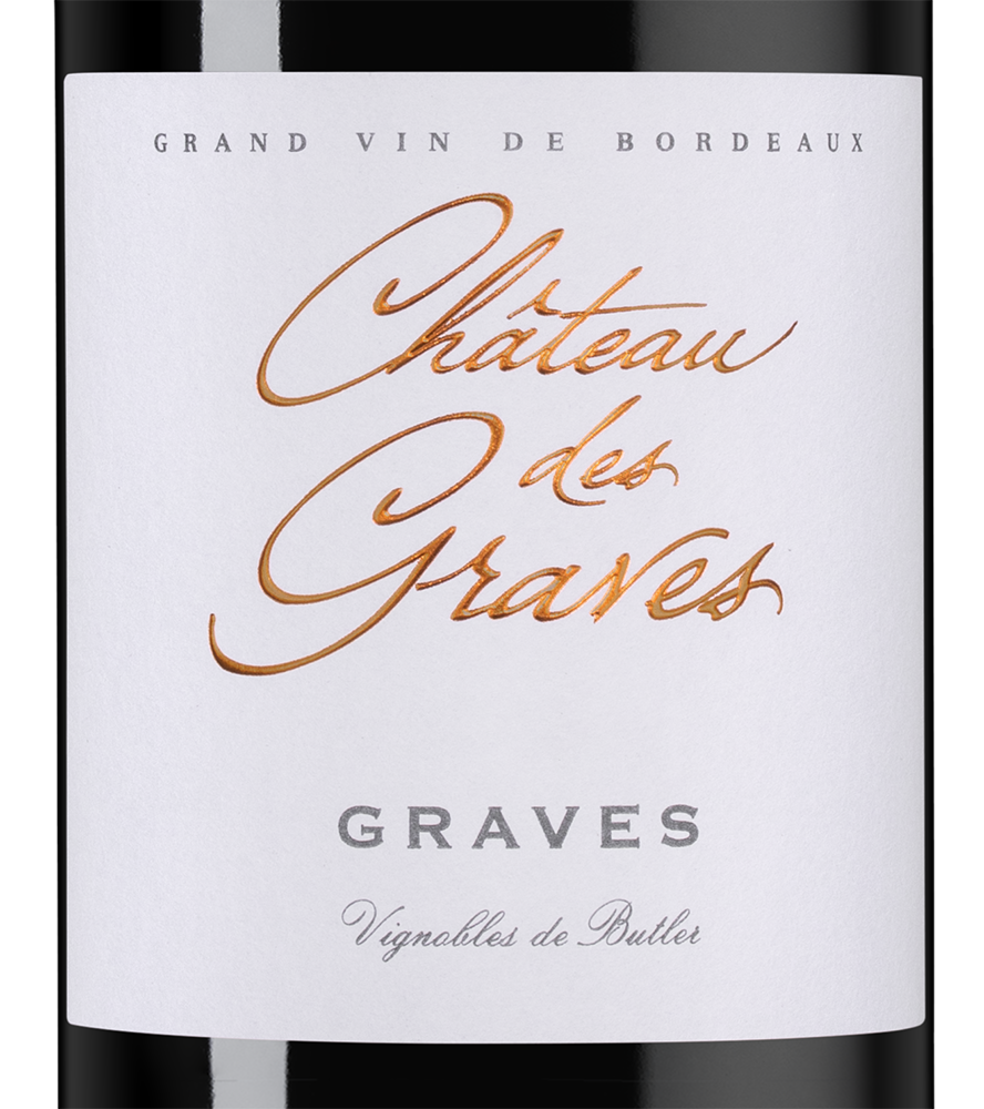 Вино Chateau des Graves Rouge (Graves), Vignobles Butler, 2017, (149688), Франция, Бордо, красное, сухое, 0.75 л, Шато де Грав Руж, цена 4790 рублей