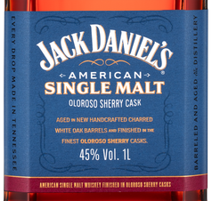 Виски Jack Daniel's American Single Malt, (147316), Односолодовый, Соединенные Штаты Америки, 1 л, Джек Дэниел’с Американ Сингл Молт цена 16990 рублей