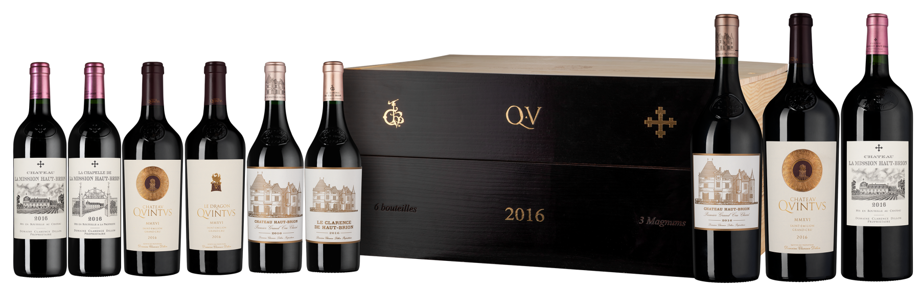 Вино в подарочном сете Domaine Clarence Dillon, 1.5л, (153673), Франция, Бордо, 1.5 л, Набор вин: Кларанс Диллон, цена 1999990 рублей