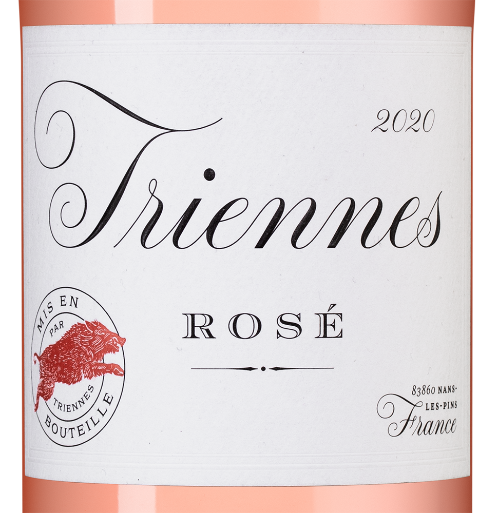 Вино Rose, Triennes, 2020, (132872), Франция, Прованс, розовое, сухое, 0.75 л, Розе, цена 4690 рублей