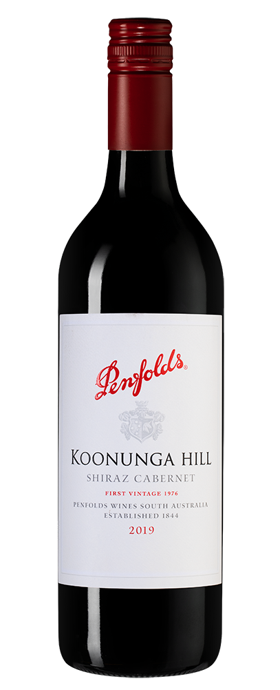 Вино Koonunga Hill Shiraz Cabernet, Penfolds, 2019, (135281), Австралия, Южная Австралия, красное, сухое, 0.75 л, Кунунга Хилл Шираз Каберне, цена 3690 рублей