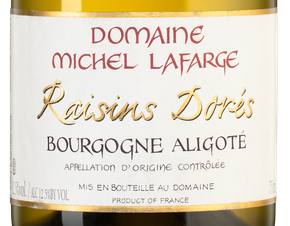 Вино Bourgogne Aligote Raisins Dores, (107158), белое сухое, 2013 г., 0.75 л, Бургонь Алиготе Рэзен Доре цена 4540 рублей