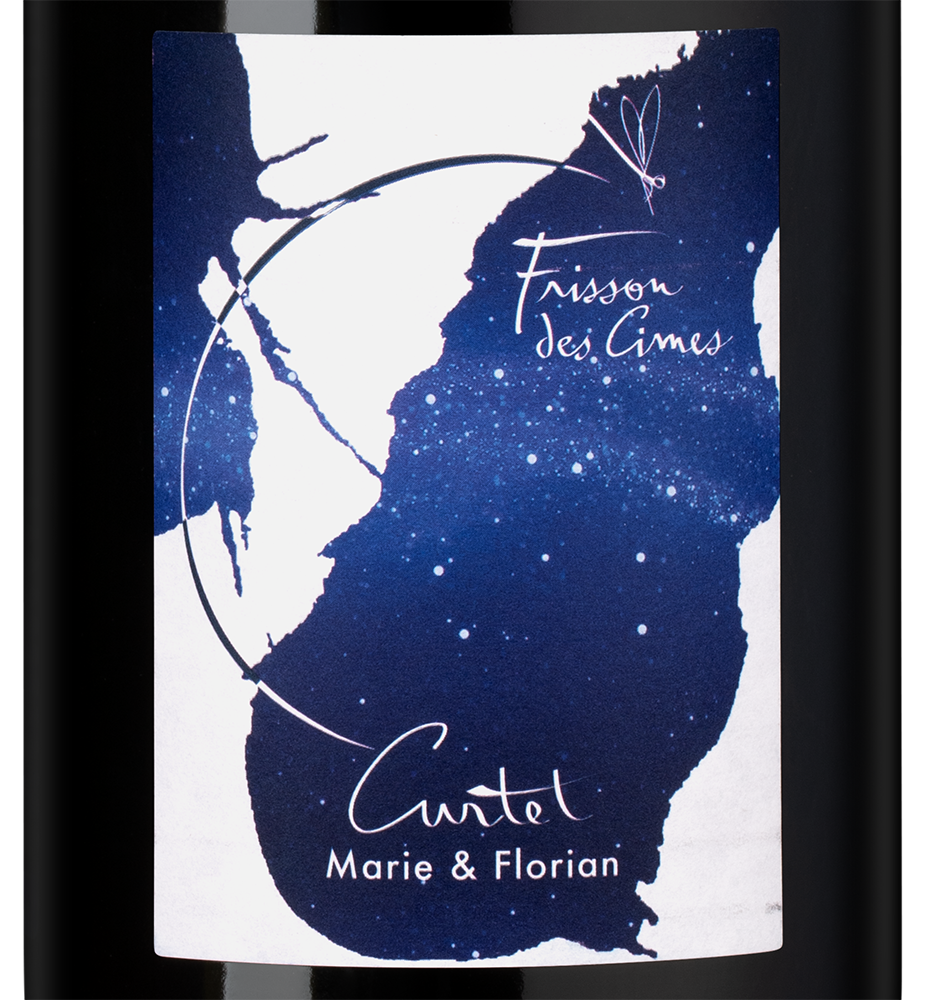 Вино Frisson des Cimes, Domaine Curtet, (147209), Франция, Савойя, красное, сухое, 0.75 л, Фриссон де Сим, цена 11490 рублей