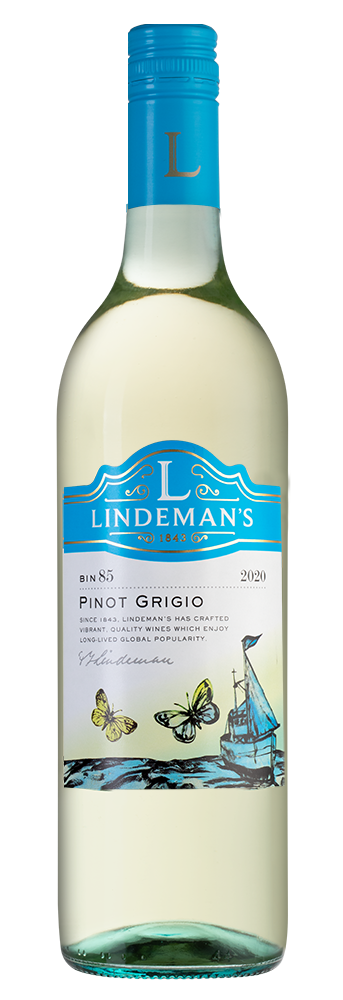 Вино Bin 85 Pinot Grigio, Lindeman's, 2020, (124789), Австралия, Юго-Восточная Австралия, белое, полусухое, 0.75 л, Бин 85 Пино Гриджо, цена 1490 рублей