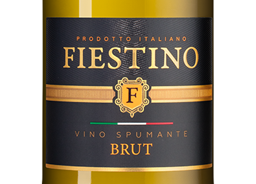 Игристое вино Fiestino Brut, Poderi Alti, (156104), Италия, белое, брют, 0.75 л, Фиестино Брют, цена 1790 рублей