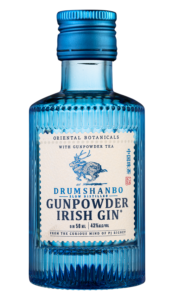 Джин Drumshanbo Gunpowder Irish Gin, 0.05л, (147421), Ирландия, 0.05 л, Драмшанбо Ганпаудер Айриш Джин, цена 890 рублей