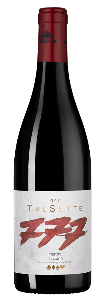 Вино TreSette, Riecine, 2017, (124399), Италия, Тоскана, красное, сухое, 0.75 л, ТреСетте, цена 22490 рублей