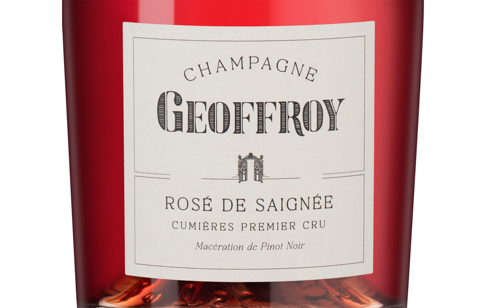 Шампанское Rose de Saignee Premier Cru Brut, Geoffroy, (158566), Франция, Шампань, розовое, брют, 0.75 л, Розе де Сенье Премье Крю Брют, цена 15990 рублей