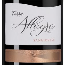Вино Terre Allegre Sangiovese, (138425), красное полусладкое, 0.75 л, Терре Аллегре Санджовезе цена 1090 рублей