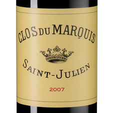 Вино Clos du Marquis, (113325), красное сухое, 2007 г., 0.75 л, Кло дю Марки цена 17490 рублей
