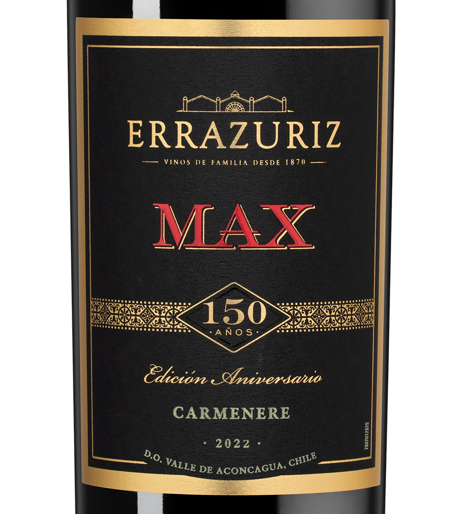 Вино Max Reserva Carmenere, Errazuriz, 2022, (147085), Чили, Аконкагуа, красное, сухое, 0.75 л, Макс Ресерва Карменер, цена 2653 рублей