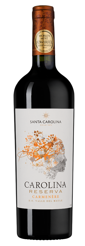 Вино Carolina Reserva Carmenere, Santa Carolina, 2022, (153278), Чили, Центральная Долина, красное, сухое, 0.75 л, Каролина Ресерва Карменер, цена 1192 рублей