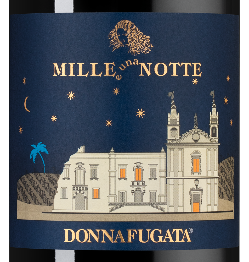 Вино Mille e Una Notte в подарочной упаковке, Donnafugata, 2021, (158407), Италия, Сицилия, красное, сухое, 0.75 л, Милле э Уна Нотте, цена 22490 рублей