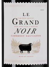 Вино Le Grand Noir Cabernet Sauvignon, (146667), красное полусухое, 2021, 0.375 л, Ле Гран Нуар Каберне Совиньон цена 990 рублей