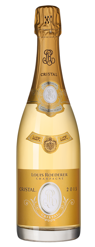 Шампанское Louis Roederer Cristal Brut, 2015, (144279), Франция, Шампань, белое, брют, 0.75 л, Кристаль Брют, цена 77490 рублей
