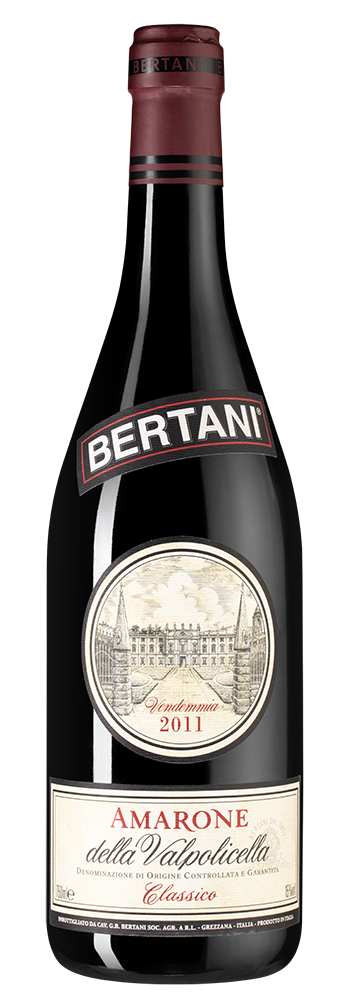Вино Amarone della Valpolicella Classico, Bertani, 2011, (121900), Италия, Венето, красное, сухое, 0.75 л, Амароне делла Вальполичелла Классико, цена 26490 рублей