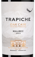 Вино Trapiche Oak Cask Malbec, (147503), красное сухое, 2023, 0.75 л, Оук Каск Мальбек цена 1740 рублей