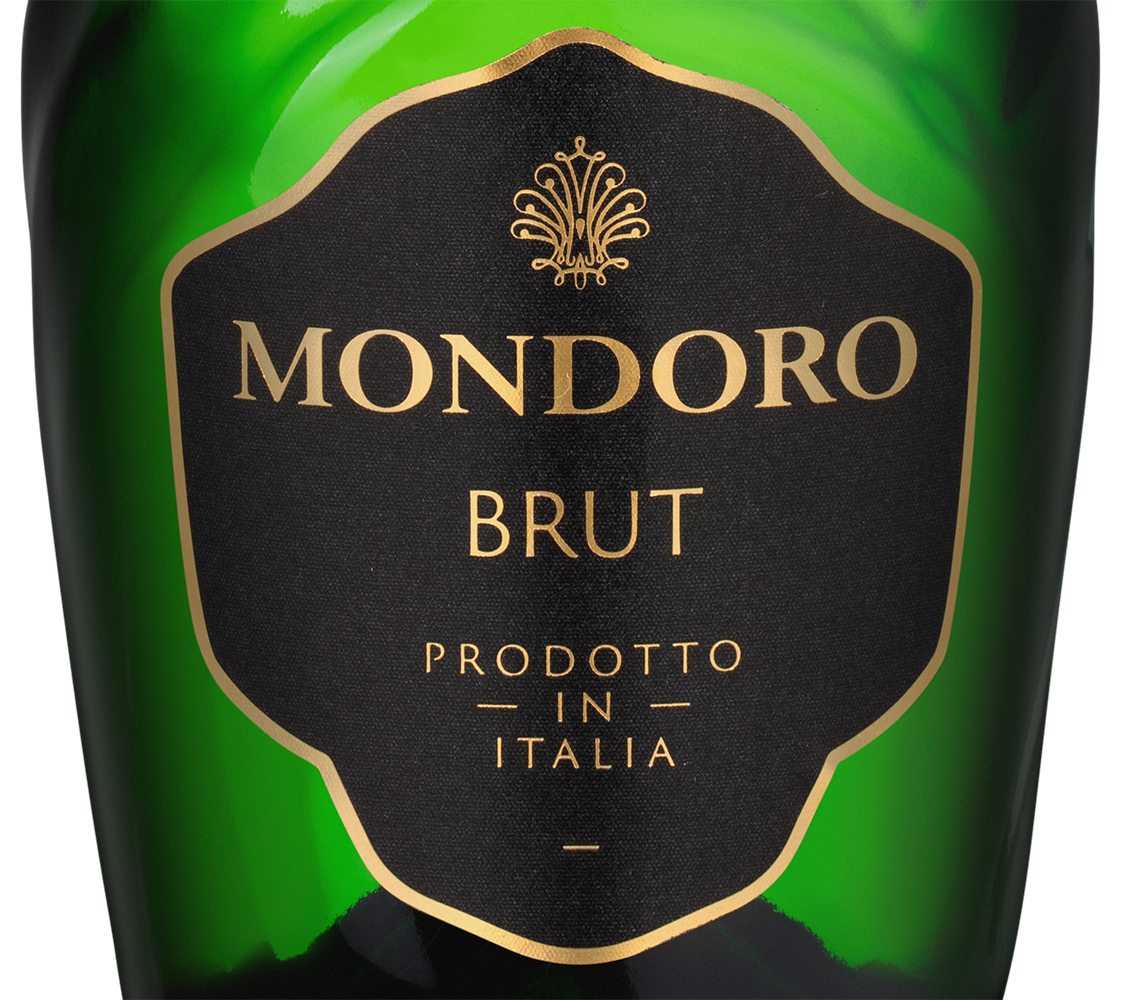 Игристое вино Mondoro Brut, 2022, (154754), Италия, Пьемонт, брют, 0.75 л, Мондоро Брют, цена 1690 рублей