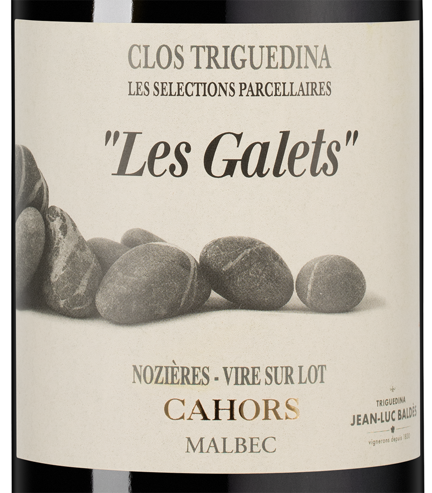 Вино Cahors Les Galets, Clos Triguedina, 2015, (154893), Франция, Юго-Запад, красное, сухое, 0.75 л, Каор Ле Гале, цена 12990 рублей