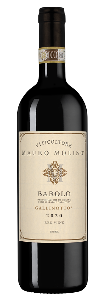 Вино Barolo Gallinotto, Mauro Molino, 2020, (147160), Италия, Пьемонт, красное, сухое, 0.75 л, Бароло Галлинотто, цена 17990 рублей