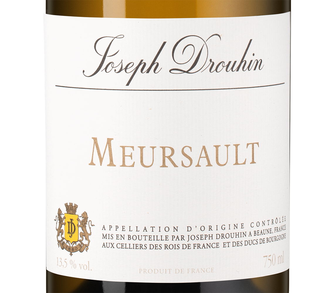Вино Meursault, Joseph Drouhin, 2021, (145183), Франция, Бургундия, белое, сухое, 0.75 л, Мерсо, цена 27490 рублей