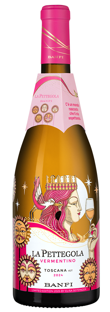 Вино La Pettegola, Banfi, 2024, (154207), Италия, Тоскана, белое, сухое, 0.75 л, Ла Петтегола Лимитет Эдишн, цена 3790 рублей