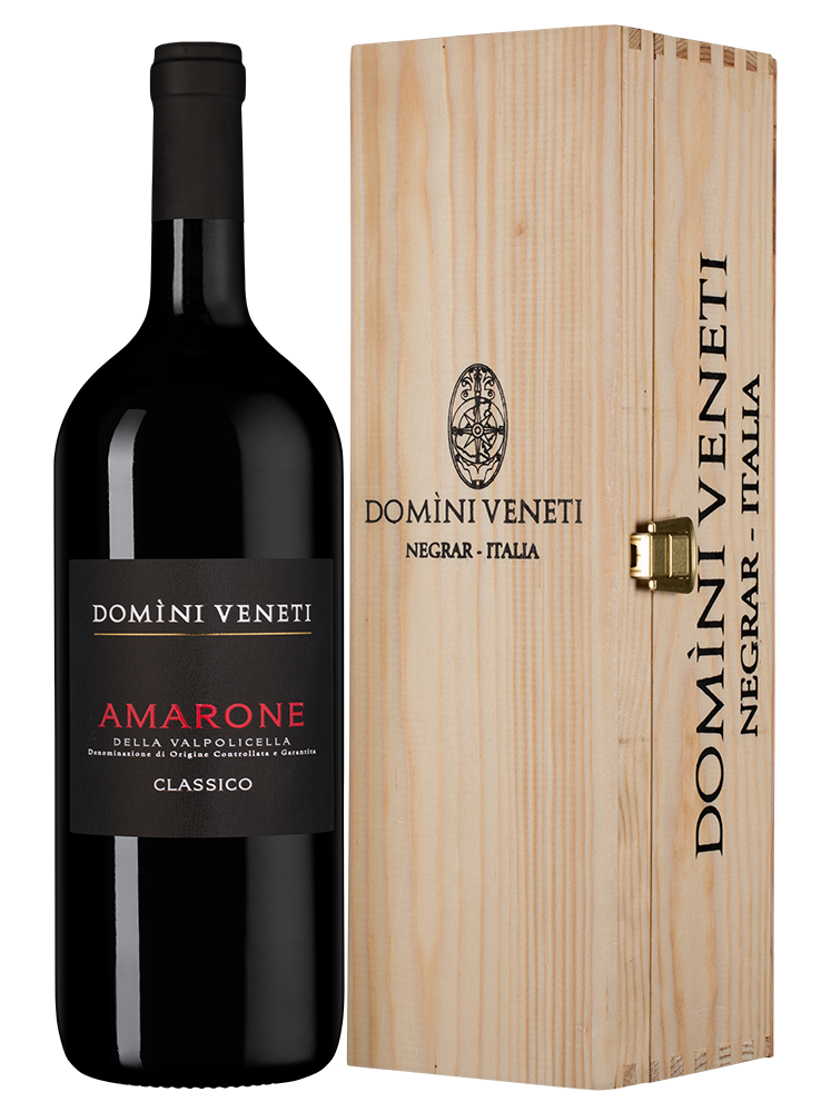 Вино Amarone della Valpolicella Classico в подарочной упаковке, Domini Veneti, 2021, 1.5л, (148766), Италия, Венето, красное, полусухое, 1.5 л, Амароне делла Вальполичелла Классико, цена 22490 рублей