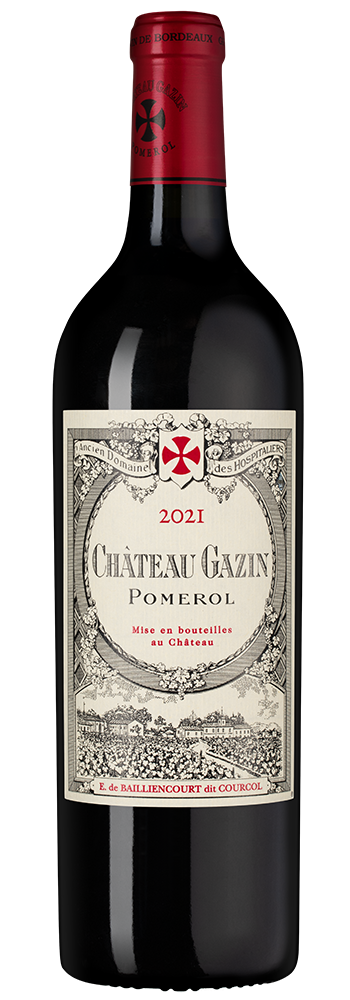 Вино Chateau Gazin (Pomerol), 2021, (141524), Франция, Бордо, красное, сухое, 0.75 л, Шато Газен, цена 27490 рублей