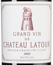 Вино Chateau Latour, (106476), красное сухое, 2002 г., 0.75 л, Шато Латур цена 213890 рублей
